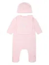 Givenchy Logo-print Babygrow Set In Pink
