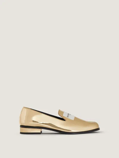 Givenchy Tux Loafers In Mirror Effect Leather