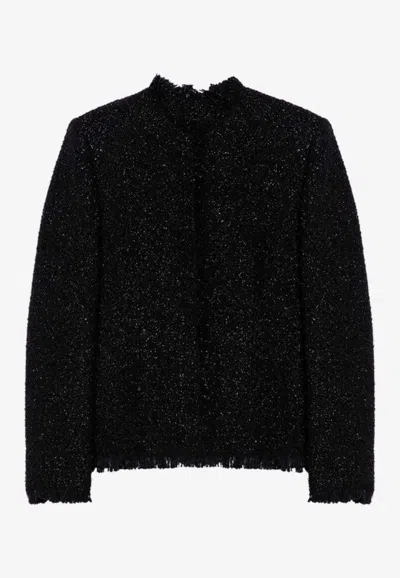 GIVENCHY TWEED AND LUREX BLAZER