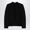 Givenchy Tweed And Lurex Blazer In Black