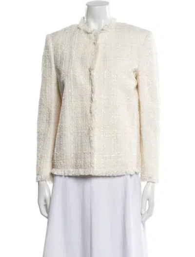 Pre-owned Givenchy Tweed Pattern Evening Jacket