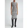Givenchy Tweed Sleeveless Sheath Dress