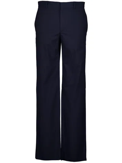 Givenchy Twill Trousers In Blue