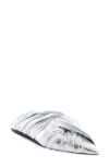 GIVENCHY TWIST BABOUCHE POINTED TOE METALLIC MULE
