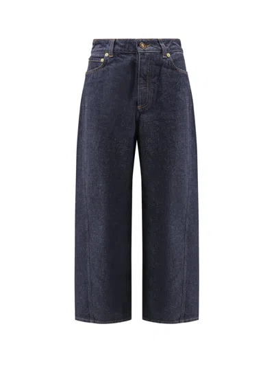 Givenchy Twisted Dark Blue Denim Jeans