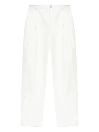 Givenchy Twisted Leg Pant With 2 Pleats In White