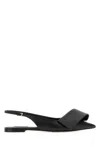 Givenchy Black Twisted Ribbon Slingback Ballerina Flats In Black