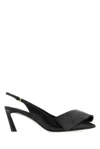 Givenchy Twisted Ribbon Leather Pumps With 6.5 Cm Heel In Black