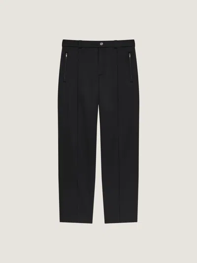Givenchy Two-pleat Jogger Pants In Satin In Black