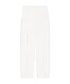 Givenchy Wool Double Pleated Trousers In White