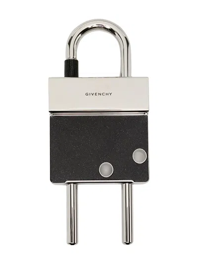Givenchy Two-tone Brass Padlock In Silber