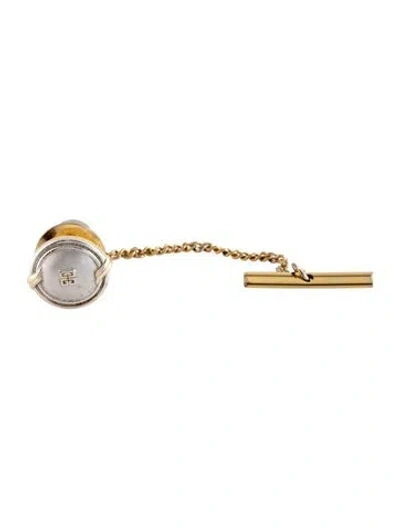 Pre-owned Givenchy Two Tone Brooch Pin In Multicolor