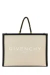 Givenchy Two-tone Canvas And Leather Medium G-tote Handbag In Multicoloured