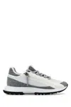 Givenchy Two-tone Denim And Synthetic Leather Spectre Sneakers