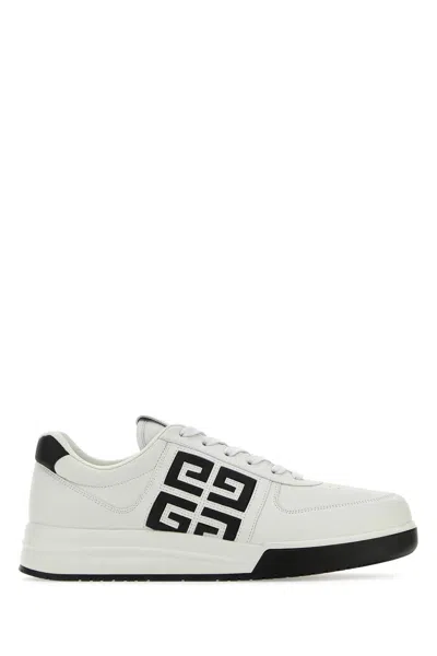 GIVENCHY TWO-TONE LEATHER G4 SNEAKERS