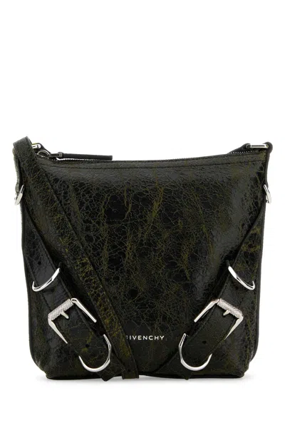Givenchy Two Tone Leather Voyou Crossbody Bag