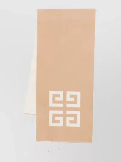 GIVENCHY TWO TONE SCARF FEATURING FRINGE DETAIL