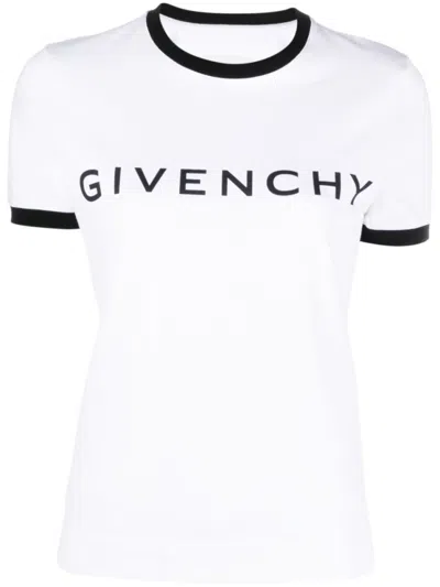 Givenchy Two-tone Stretch-cotton T-shirt