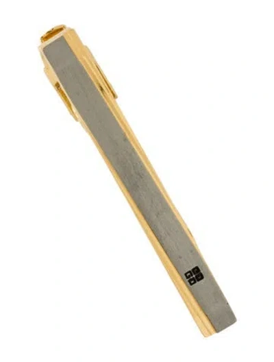 Pre-owned Givenchy Two-tone 4g Tie Clip In Multi