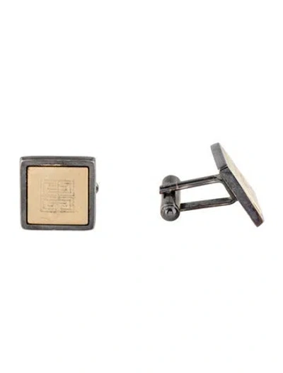 Pre-owned Givenchy Two-tone Cufflinks In Multi