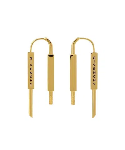 Givenchy U Lock Earring In Yellow