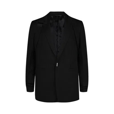 Pre-owned Givenchy U Lock Harness Slim Fit Blazer 'black' | Men's Size 50
