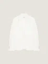Givenchy Unconstructed Jacket In Cotton In White
