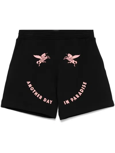 GIVENCHY UNICORNS-EMBROIDERED SHORTS