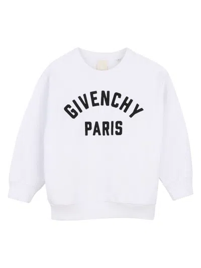Givenchy Unisex Kids Mini Cotton Sweatshirt In White