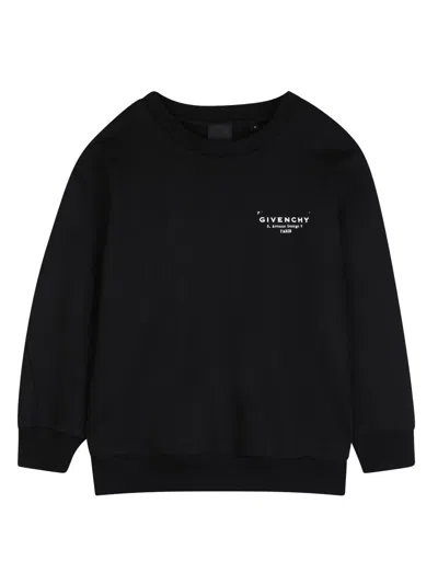 Givenchy Unisex Mini Cotton Sweater T-shirt In Black
