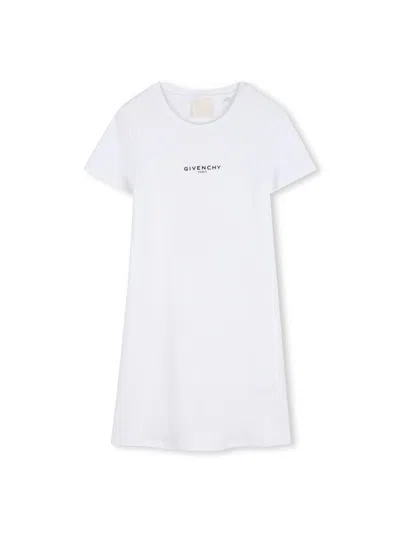 Givenchy Unisex Mini Dress For Kids In White