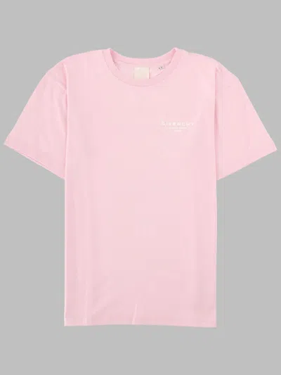 Givenchy Unisex Mini Tee Shirt For Kids In Pink