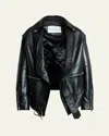 Givenchy Back-to-front Biker Jacket In Leather In Black