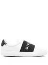 Givenchy Urban Street Sneakers In Leather With Elastic Band In White