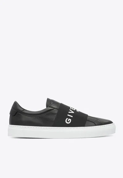 Givenchy Urban Street Leather Slip-on Sneakers In Black