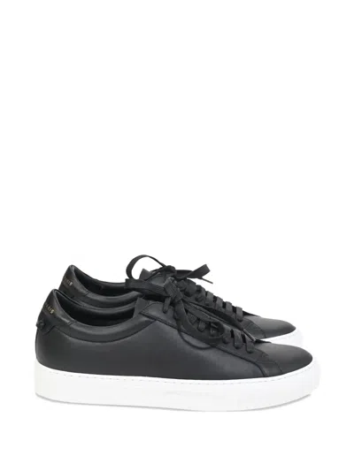 Pre-owned Givenchy Urban Street Leather Sneakers In Black