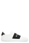 Givenchy Slip-on Sneakers With Black Band Logo Detail In White