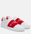 Givenchy Urban Street Logo Leather Slip-on Sneakers In White