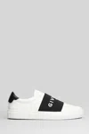 Givenchy Sneaker Urban Street In Pelle Con Fascia Elasticizzata In White