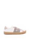 Givenchy Urban Street Sneakers In Leather And Suede With Elastic In White