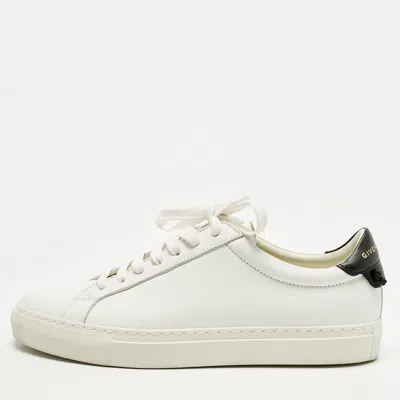 Pre-owned Givenchy Urban Street Size 38.5 White Rubber Lace Up Sneakers