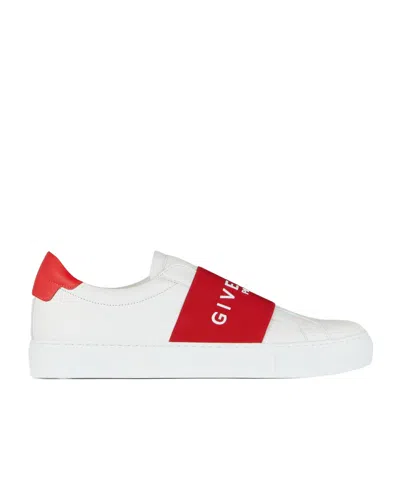 Givenchy Urban Street Sneakers In Leather With Elastic Band In Multi