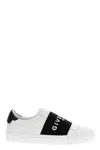 Givenchy Slip-on Sneakers With Black Band Logo Detail In White