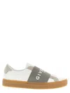 Givenchy Urban Street Sneakers In Leather And Suede With Elastic In Multi