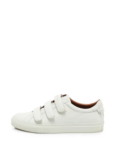 Pre-owned Givenchy Urban Street Touch-strap Sneakers In White