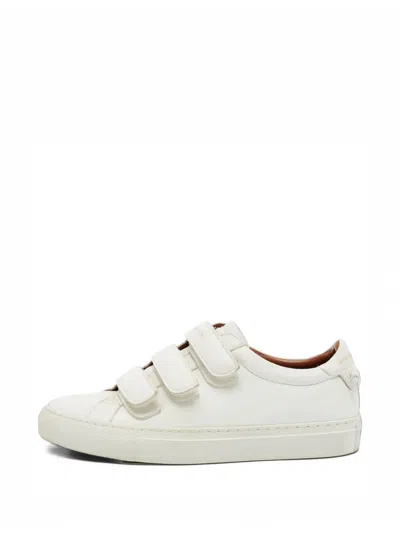 Pre-owned Givenchy Urban Street Touch-strap Sneakers In White