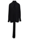 Givenchy Scarf Silk Blouse In Black