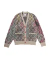 Givenchy Multicolor Cardigan In Monogram 72 Cotton In Nude