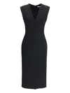 Givenchy Women V-neck Pencil Dress In Black
