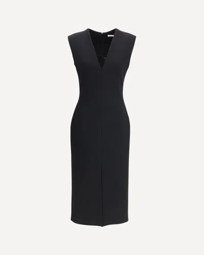 GIVENCHY V-NECK PENCIL DRESS